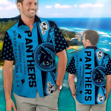 Carolina Panthers Coastal Pride Hawaiian Shirt