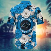 Carolina Panthers Island Fury Aloha Shirt Back - TeeAloha