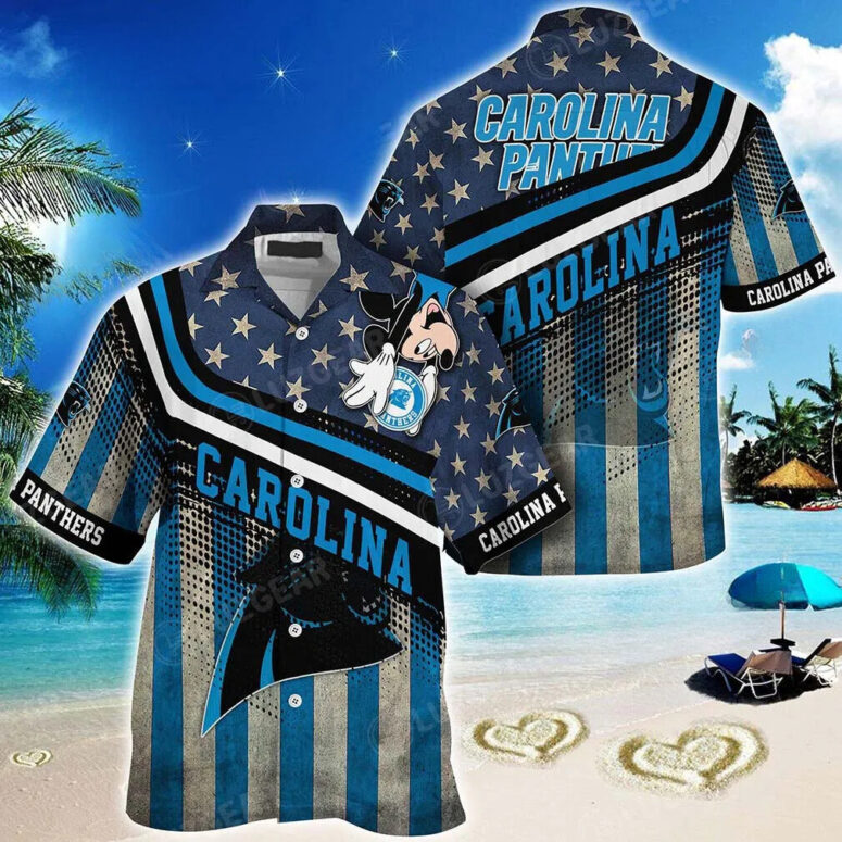 Carolina Panthers Panther Pride Aloha Shirt