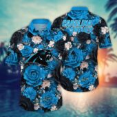 Carolina Panthers Wave Rider Victory Hawaiian Shirt - TeeAloha