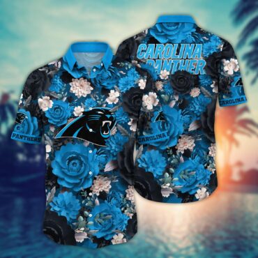 Carolina Panthers Wave Rider Victory Hawaiian Shirt