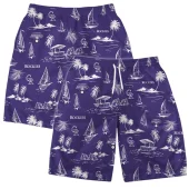Colorado Rockies Coastal Sail Hawaiian Short - TeeAloha
