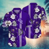Colorado Rockies Daisy Dream Hawaiian Shirt