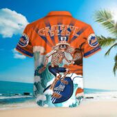 Grateful Dead New York Mets Hawaiian Shirt Back - TeeAloha