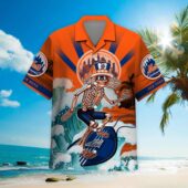 Grateful Dead New York Mets Hawaiian Shirt Front - TeeAloha