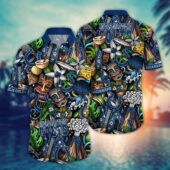 Indianapolis Colts Blue Thunder Hawaiian Shirt - TeeAloha