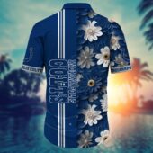 Indianapolis Colts Coastal Rush Hawaiian Shirt Back - TeeAloha