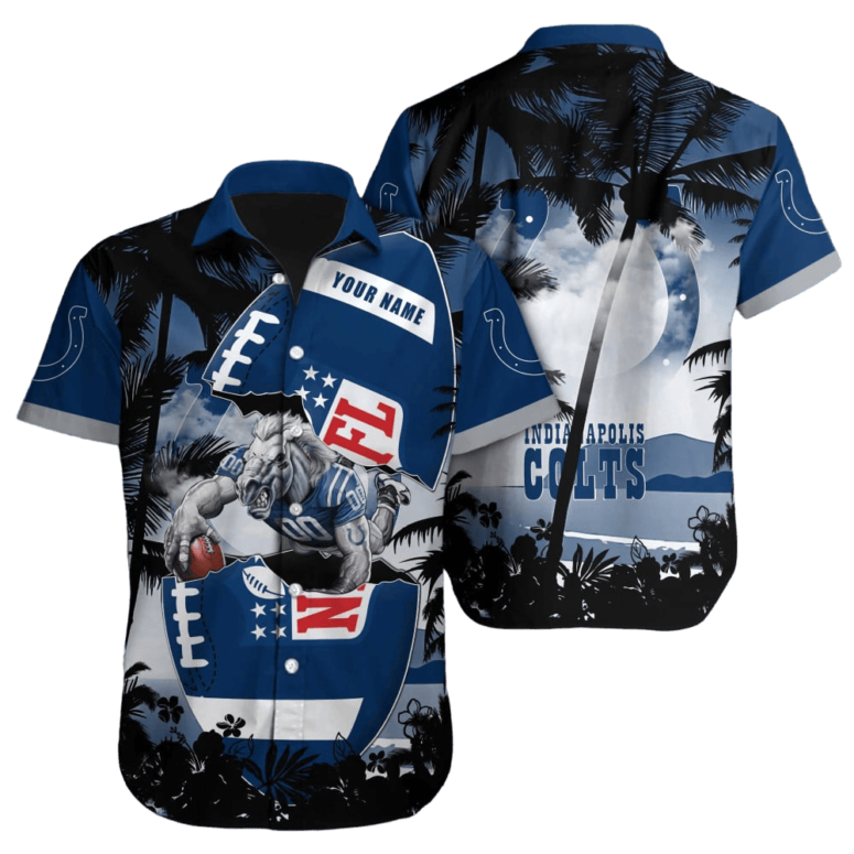 Indianapolis Colts Island Breeze Hawaiian Shirt