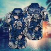 Indianapolis Colts Midnight Wave Hawaiian Shirt - TeeAloha