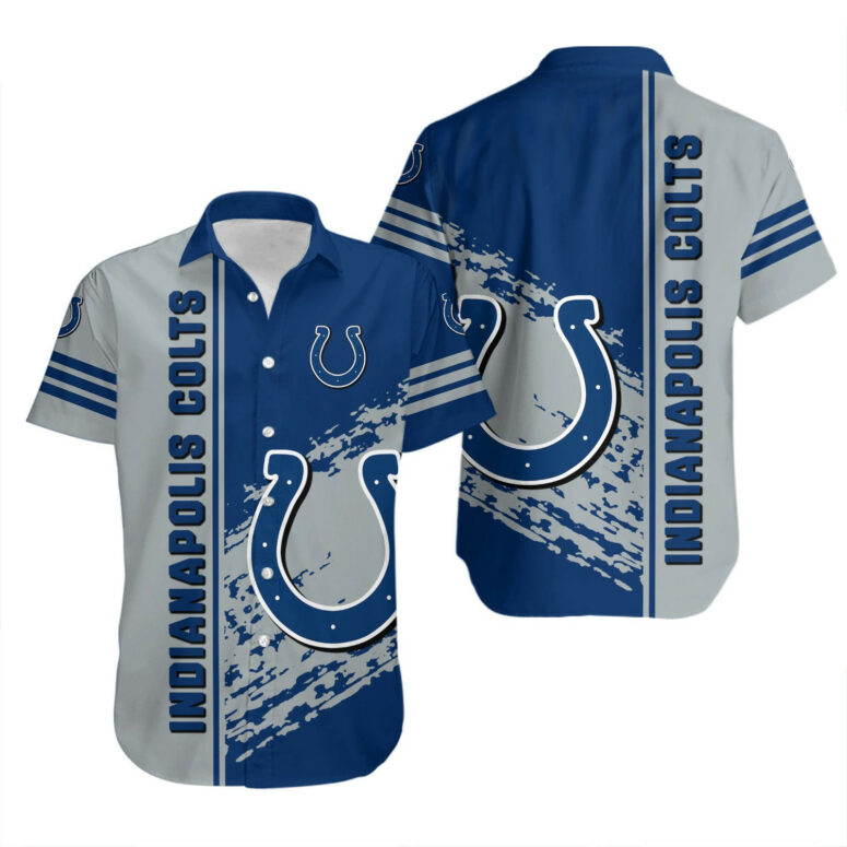 Indianapolis Colts Skyline Rush Hawaiian Shirt