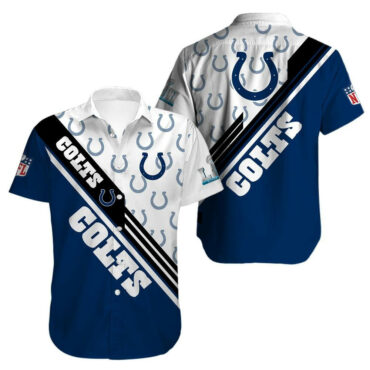 Indianapolis Colts Storm Surge Hawaiian Shirt