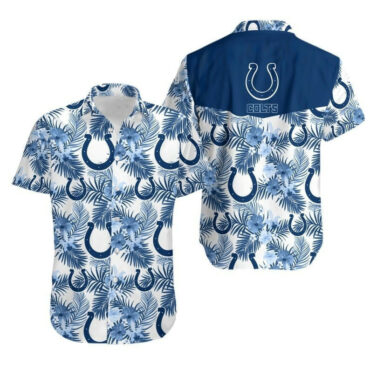 Indianapolis Colts Sunset Wave Paradise Hawaiian Shirt