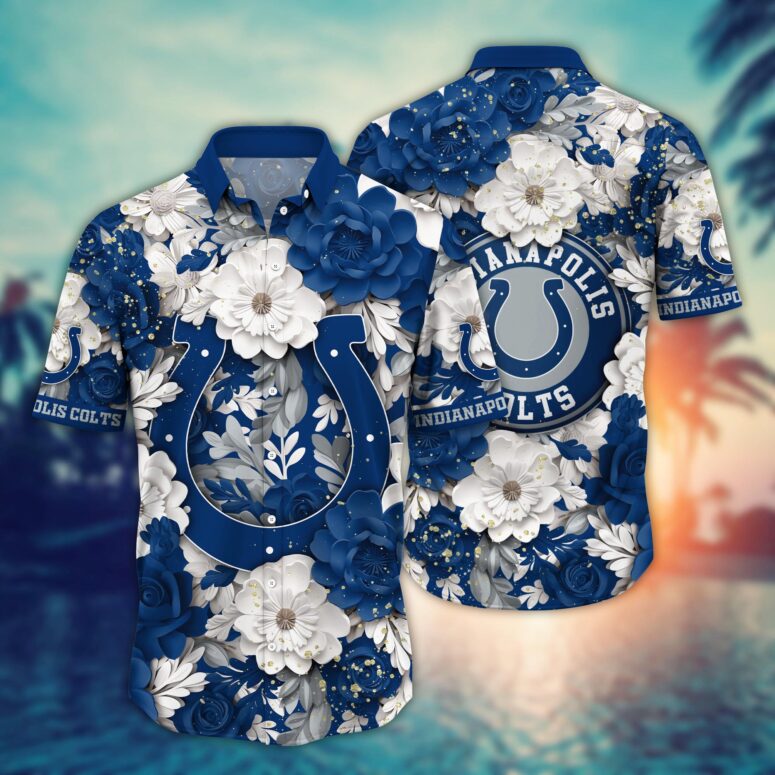 Indianapolis Colts Thunderstorm Hawaiian Shirt