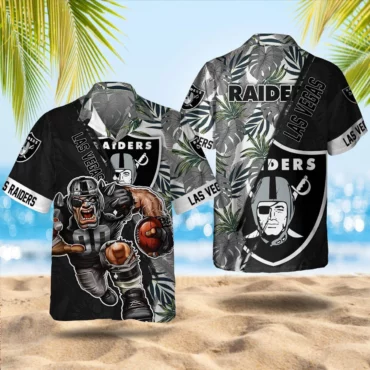 Las Vegas Raiders Beach Blitz Hawaiian Shirt