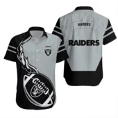 Las Vegas Raiders Football Flame Hawaiian Shirt - TeeAloha