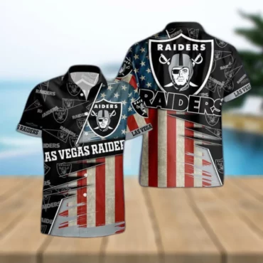 Las Vegas Raiders Patriotic Pride Hawaiian Shirt