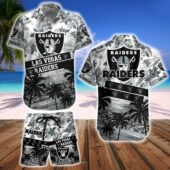 Las Vegas Raiders Tropical Breeze Hawaiian Shirt - TeeAloha