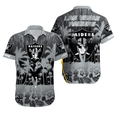 Las Vegas Raiders Tropical Fade Hawaiian Shirt