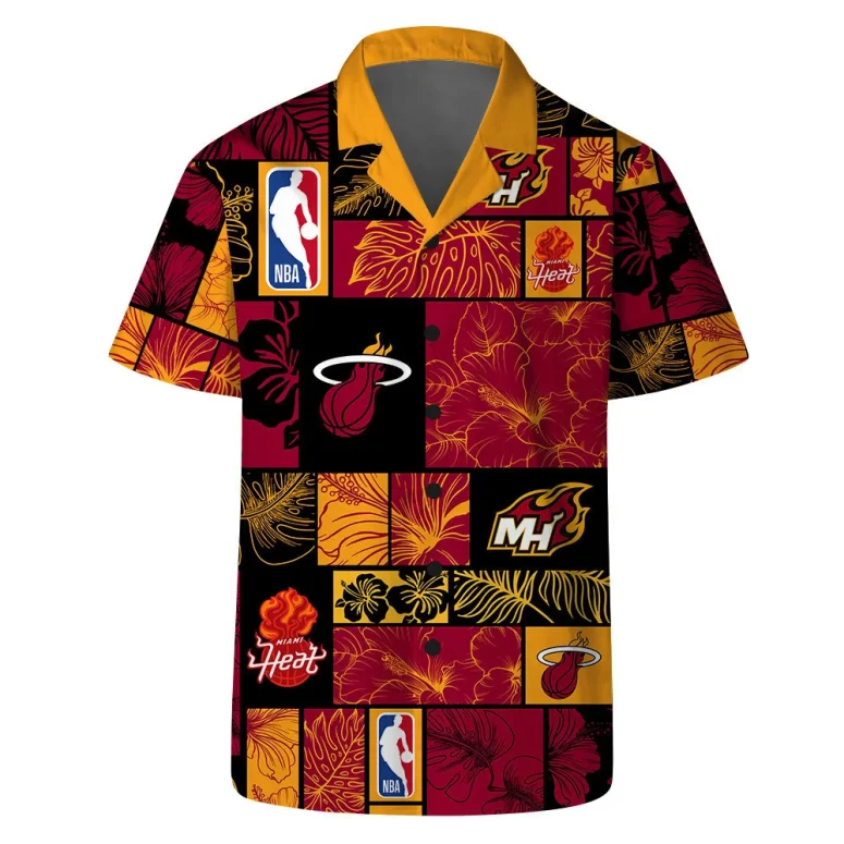 Miami Heat Burn It Down Hawaiian Shirt
