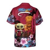 Miami Heat Tropical Tiki Hawaiian Shirt Back - TeeAloha