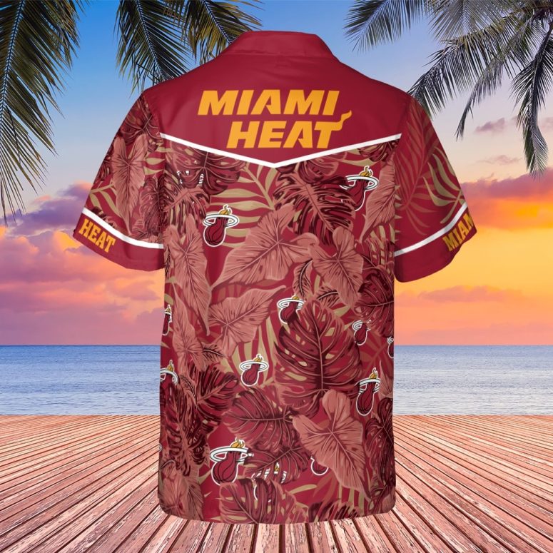 Miami Heat Tropical Vibes Hawaiian Shirt