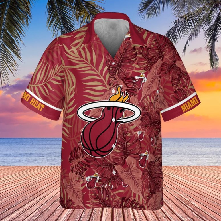 Miami Heat Tropical Vibes Hawaiian Shirt