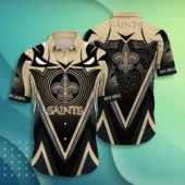 New Orleans Saints Shadow Strike Hawaiian Shirt