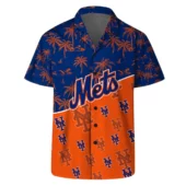 New York Mets Beach Party Hawaiian Shirt Front - TeeAloha