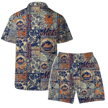 New York Mets Beachside Spirit Hawaiian Shirt