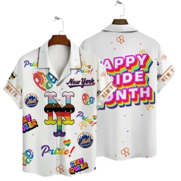 New York Mets Happy Pride Month Hawaiian Shirt