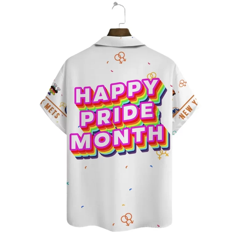 New York Mets Happy Pride Month Hawaiian Shirt