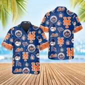 New York Mets Island Adventure Hawaiian Shirt - TeeAloha