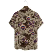 New York Mets Island Escape Hawaiian Shirt Back - TeeAloha