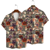 New York Mets Seaside Escape Hawaiian Shirt - TeeAloha