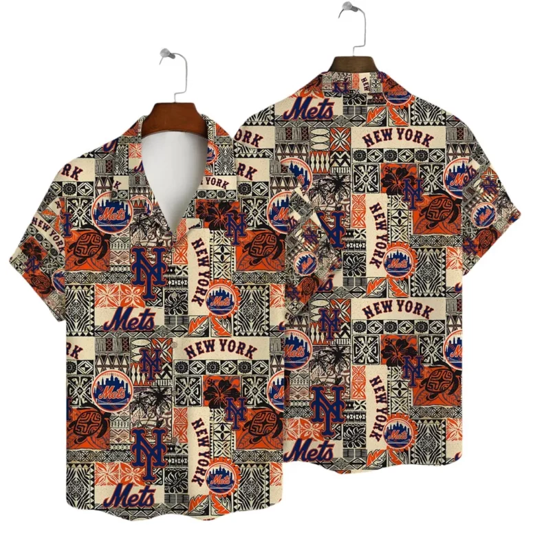 New York Mets Seaside Escape Hawaiian Shirt