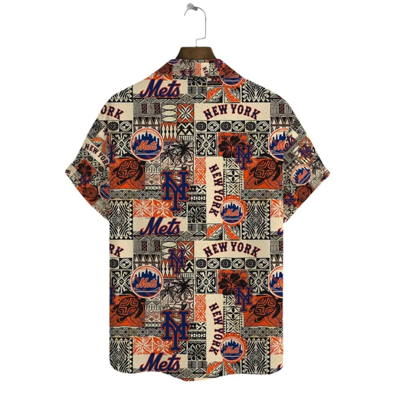 New York Mets Seaside Escape Hawaiian Shirt