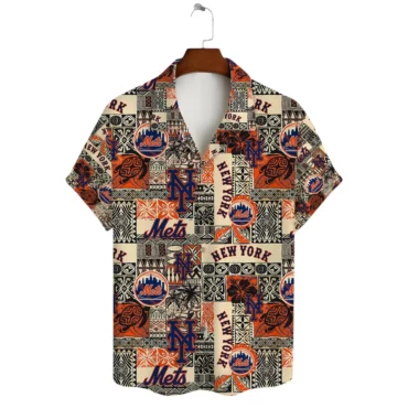 New York Mets Seaside Escape Hawaiian Shirt