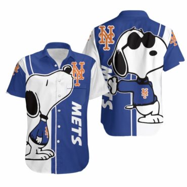 New York Mets Snoopy Lover Hawaiian Shirt