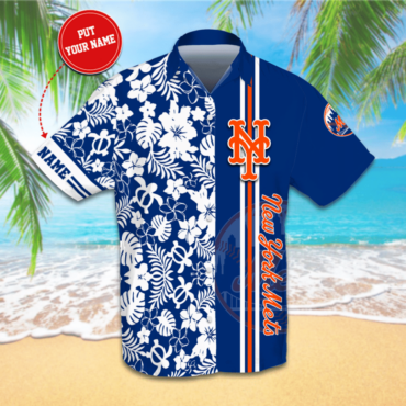 New York Mets Summer Bliss Hawaiian Shirt