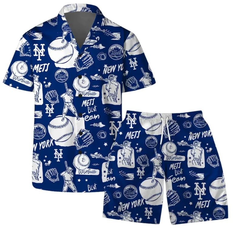 New York Mets Summer Splash Hawaiian Shirt