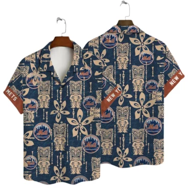 New York Mets Summer Swing Hawaiian Shirt