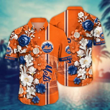 New York Mets Sunset Dream Hawaiian Shirt