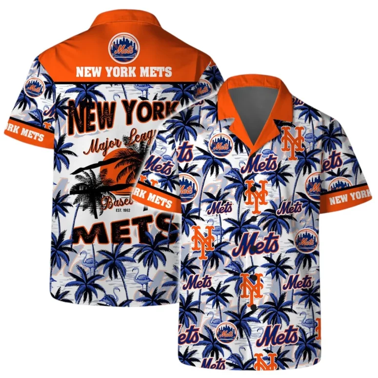 New York Mets Tropic Stars Hawaiian Shirt