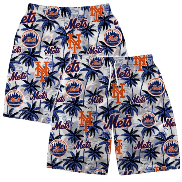 New York Mets Tropic Stars Hawaiian Shirt