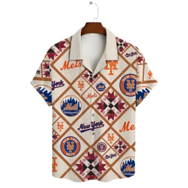 New York Mets Tropical All-Star Hawaiian Shirt