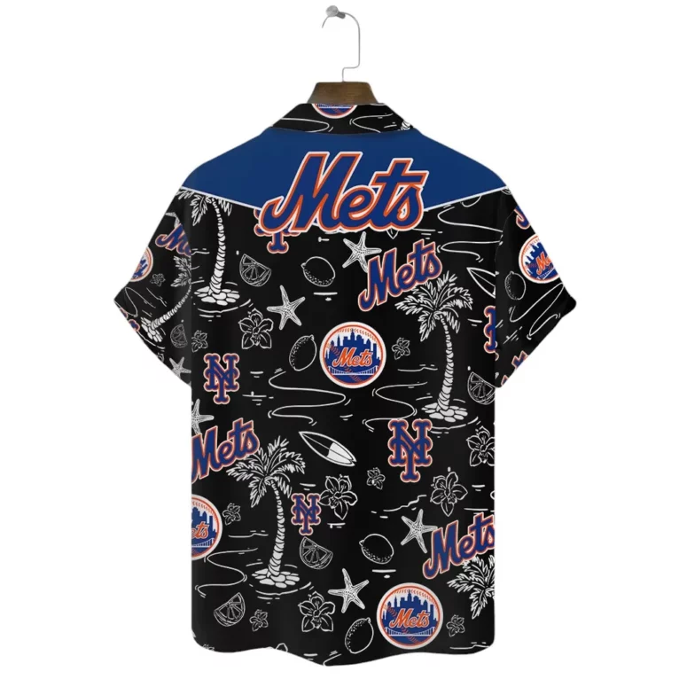 New York Mets Tropical Breeze Hawaiian Shirt