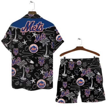 New York Mets Tropical Breeze Hawaiian Shirt