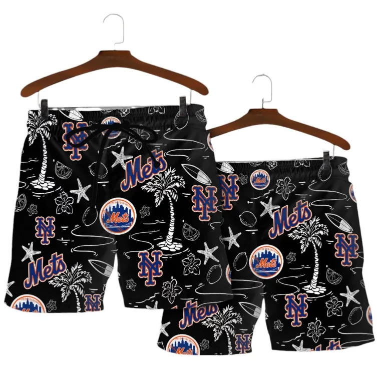 New York Mets Tropical Breeze Hawaiian Shirt