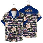 New York Mets Tropical Dream Hawaiian Shirt - TeeAloha