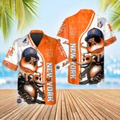 New York Mets Tropical Escape Hawaiian Shirt - TeeAloha